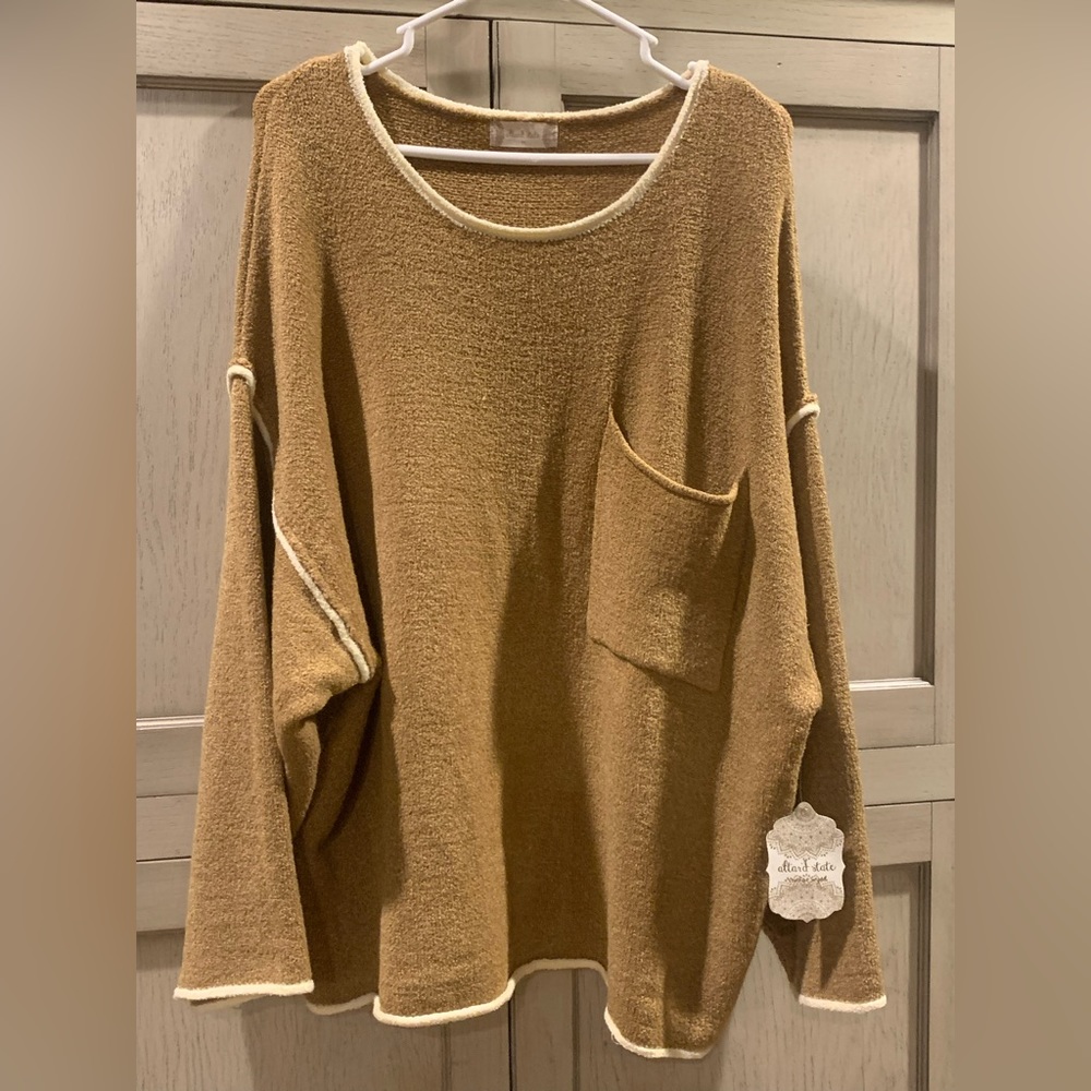 Altar’d State Sweater Women’s Medium Oversized Camel